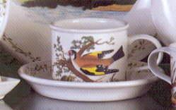 Portmeirion Birds Of Britain Teacup & Saucer (d)set Of 6