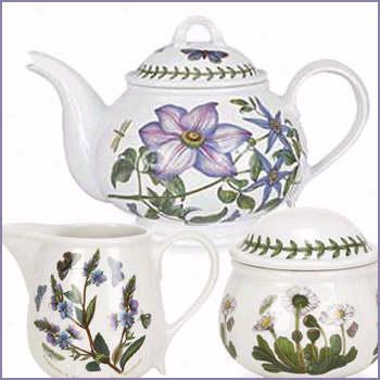 Portmeirion Botanic Garden 5 Piece Tea Set