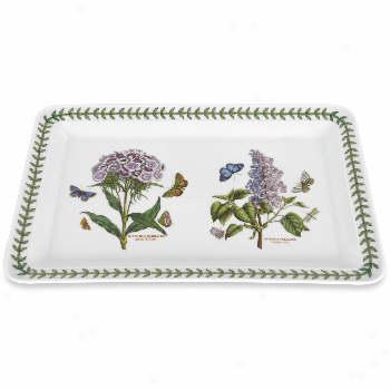 Portmeirion Botanic Garden Rextangular Tray 15 Inch