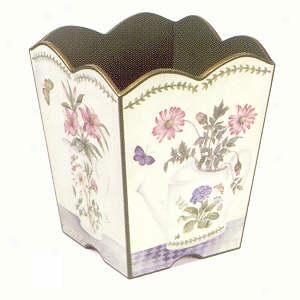 Portmeirion Botanic Garden Woodenware Wastebasket