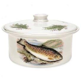 Portmeirion Compleat Angler Covered Vegetable Casserole (d)