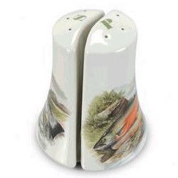 Portmeirion Compleat Angler New Shape Salt & Pepper Set