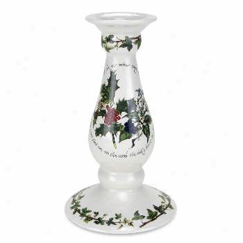 Portmeirion Holly & Ivy Candlesticm