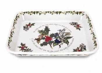 Portmeirion Holly & Ivy Lasagne Dish