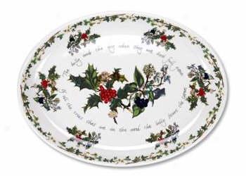 Portmeirion Holly & Ivy Turkey Platter