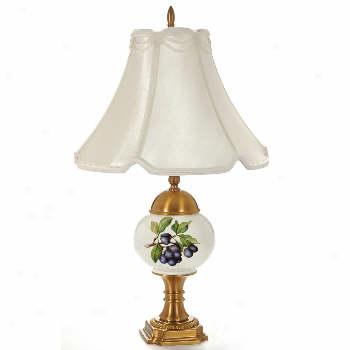 Portmeieion Pomona Small Globe Vase Shape Lamp
