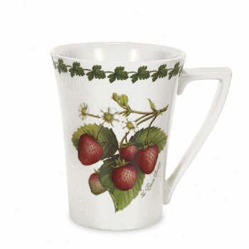 Portmeirion Strawberry Fair Mandarin Mug Placed Of 6