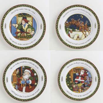 Portmeirion Studdio A Christmas Story Dinner Plate Series 3 Set Of 4