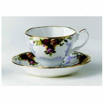 Royal Albert Collectible   Violet Cameo Cup/saucer