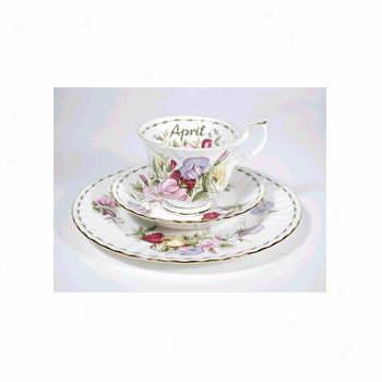 Royal Albert Flower Of The Month April Cup & Saucer