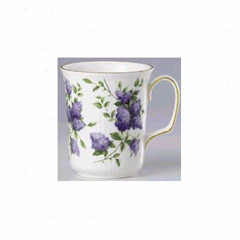 Royak Albert Lilac Lane Platinum Mug