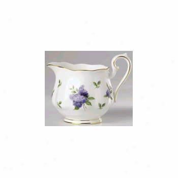 Royal Albert Lilac Lane Platinum Creamer