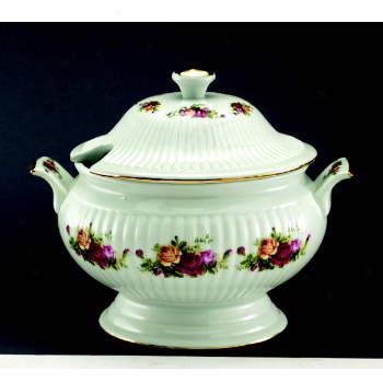 Magnificent Albert Old Country Roses Covered Vegetable/tureen