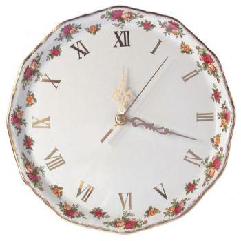 Royal Albert Old Country Roses Wall Clock