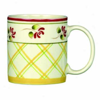 Royal Doulton Chanticlair Mug Criss-cross W/ Floral
