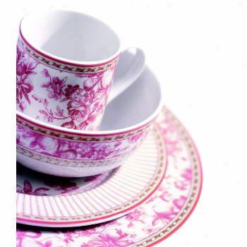 Royal Doluton Provence Rouge 4-piece Placesetting