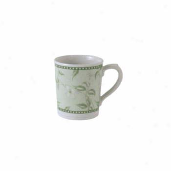 Royal Worcester Cafe Fleur Green Mug