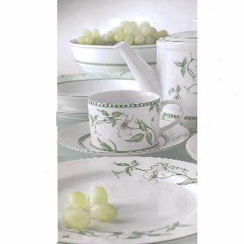 Royal Worcester Cafe Fleur 4 Piece Squares Place Setting