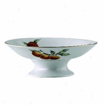 Royal Worcester Evesham Gold Footed Bowl