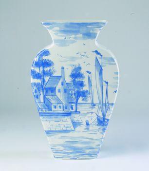 Spode English Delftware Silhouette Vase