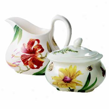 Spode Floral Haven Ascot Shape Tea Set