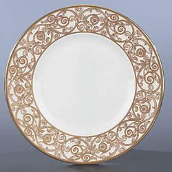 Waterford China Carina Gold 9 Inch Accent Salad Plate