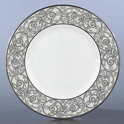 Waterford China Carina Pkatinum 9 Inch Accent Salad Plate