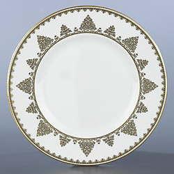 Waterford China Yuletide Gold 9 Inch Accent Salad Plate