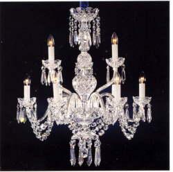 Waterford Crytsal Ashbourne 9 Arm Special Order Chandelier