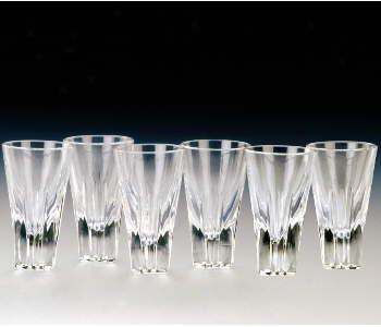 Waterford Crystal Clarion Shot Glasses Set Of 6