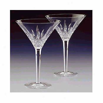 Waterford Crystal Lismore Martinis Pair