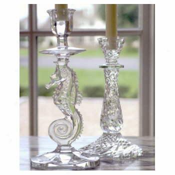 Waterford Crystal Seahorse Candlestick