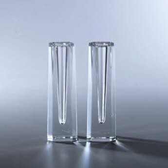 Waterford Crystal W Collection Spire Candlestick Pair