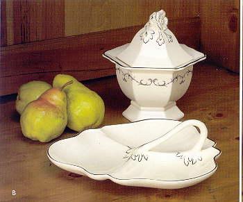 Wedgwood Creamware Triple Tray