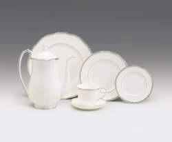 Wedgwood Crown Platinum 5 Piece Place Setting