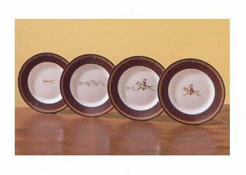 Wedgwood Tallyho Canape Plates