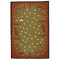 American Cottage Rugs Following Dark After Dark Fern Area Rugs