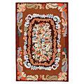 American Cottage Rugs Bouquet 6 X 9 Bouquet Coffee Area Rugs