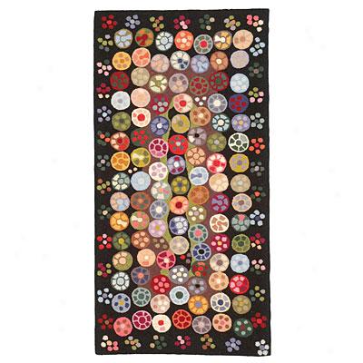 American Cottage Rugs Kaleidoscope 8 X 10 Kaleidoscope Black Area Rugs