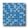 American Olean Legacy Glass Mosaic Blend Blue Blend Tile & Stone