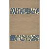 Ams Imports DenimF loral 6 X 9 Dennim Floral Blue Ribbon Area Rugs