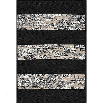 Ams Imports Ebony Foilage 8 X 10 Ebony Foilage Black Areaa Rugs