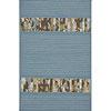 Ams Imports Mocha Sea 7 X 7 Mocha Sea Federal Blue Area Rugs