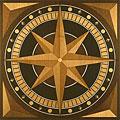 Andrson Compass Rose Medallion Comapss Rose Hardwood Flooring