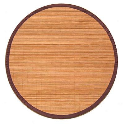 Anji Mountain Bamboo Rug, Co Villager Bamboo Rug 7 Round Natural Area Rugs