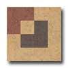 Armstrong Fashion - Retro St Marks Square Mahogany Beige Vinyl Flooring