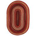 Capel Rugs Americana 2x3 Oval Country Red Area Rugs