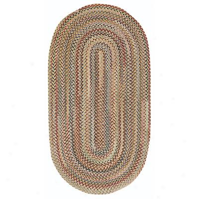 Capel Rugs Autumn Valley 7x9 Oval Honey Area Rugs