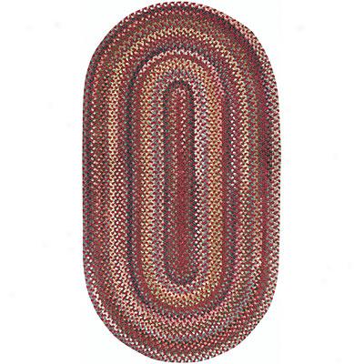 Capel Rugs Autumn Valley 9 Ft Round Red Berry Area Rugs