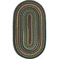 Capel Rugs Bear Creek 2x4 Oval Hunter Green Area Rugs